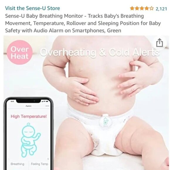 Sense-U Baby Breathing Monitor - Picture 9 of 10